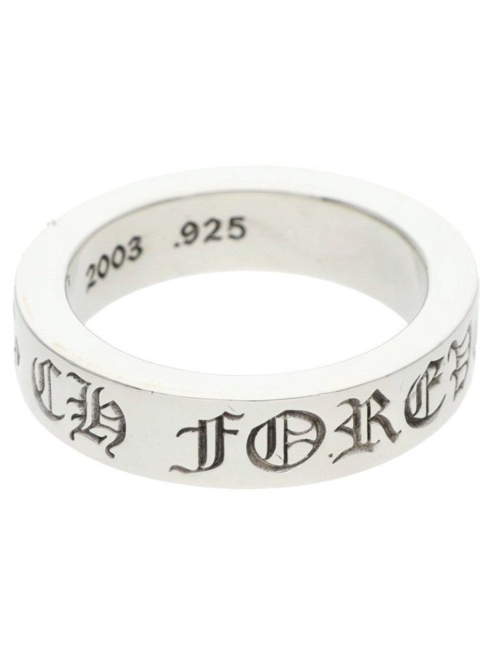 Chrome Hearts Spacer Forever Silver Ring